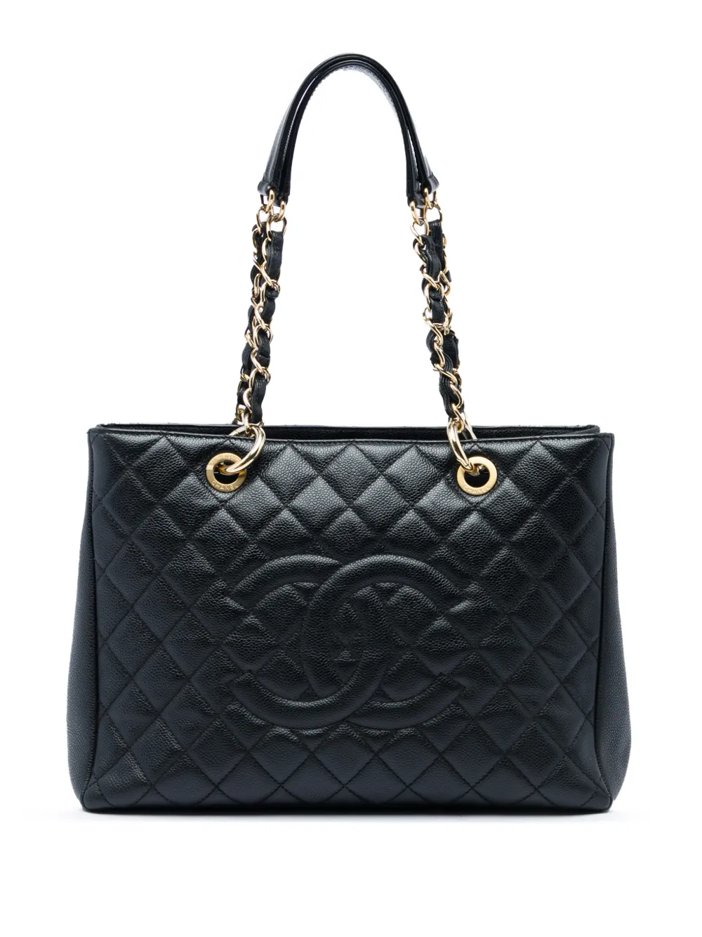 CHANEL Pre-Owned 2014 Caviar Grand Shopping tote bag - Nero