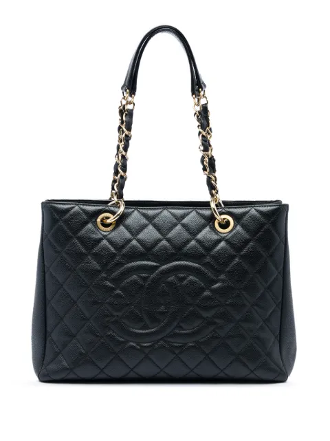 CHANEL Pre-Owned 2014 Caviar Grand Shopping tote bag
