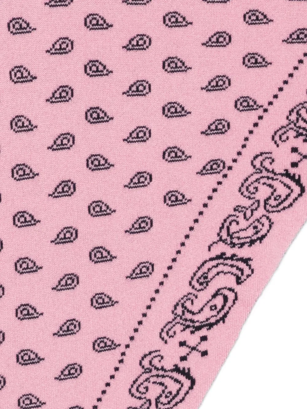 Guest In Residence Paisley-print Knitted Scarf in Blue, view 2
