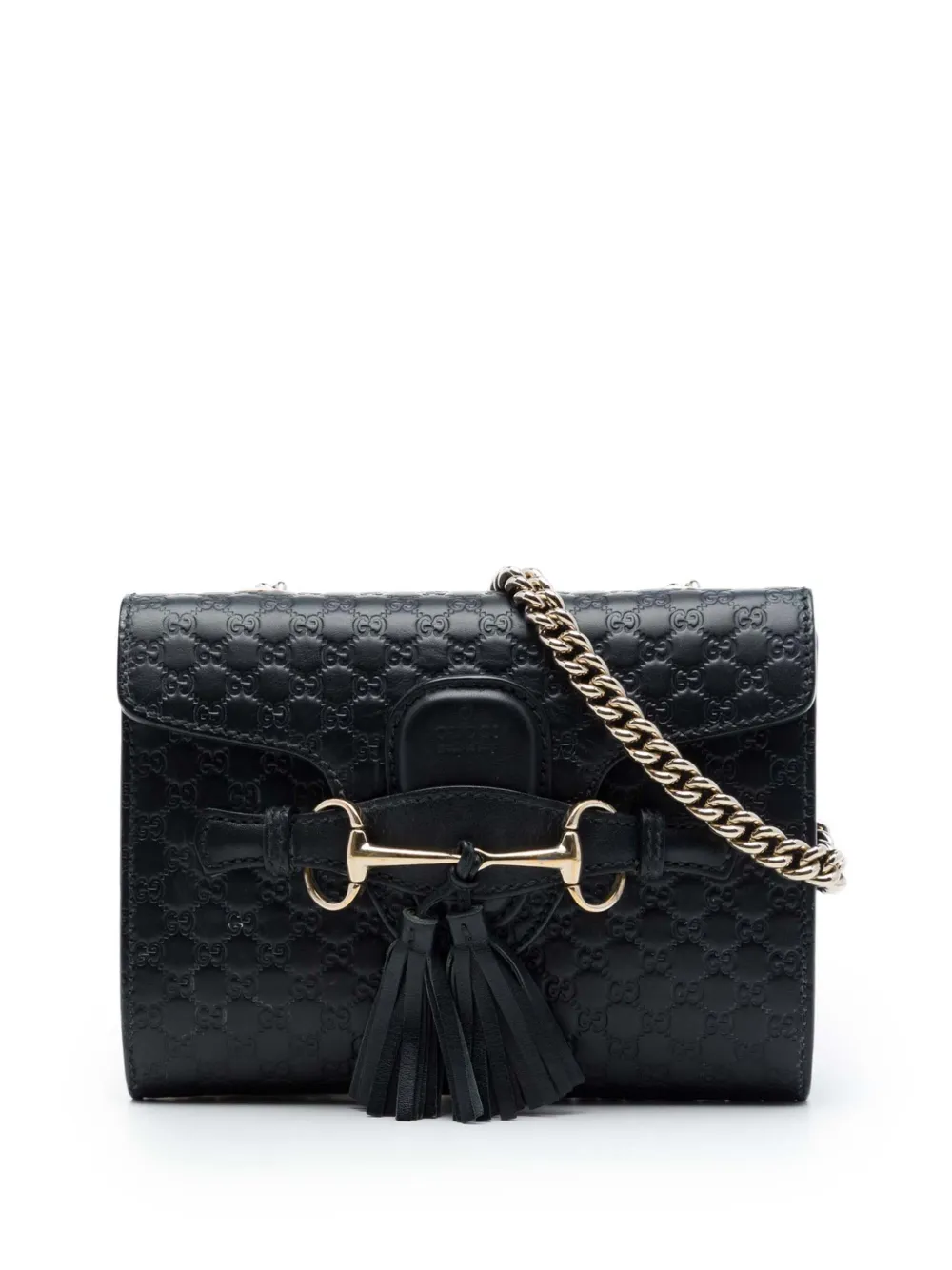 Gucci Pre-Owned 2016-2026 Mini Microguccissima Emily crossbody bag - Nero