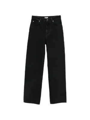 Gucci Web-stripe wide-leg Jeans | Black | FARFETCH