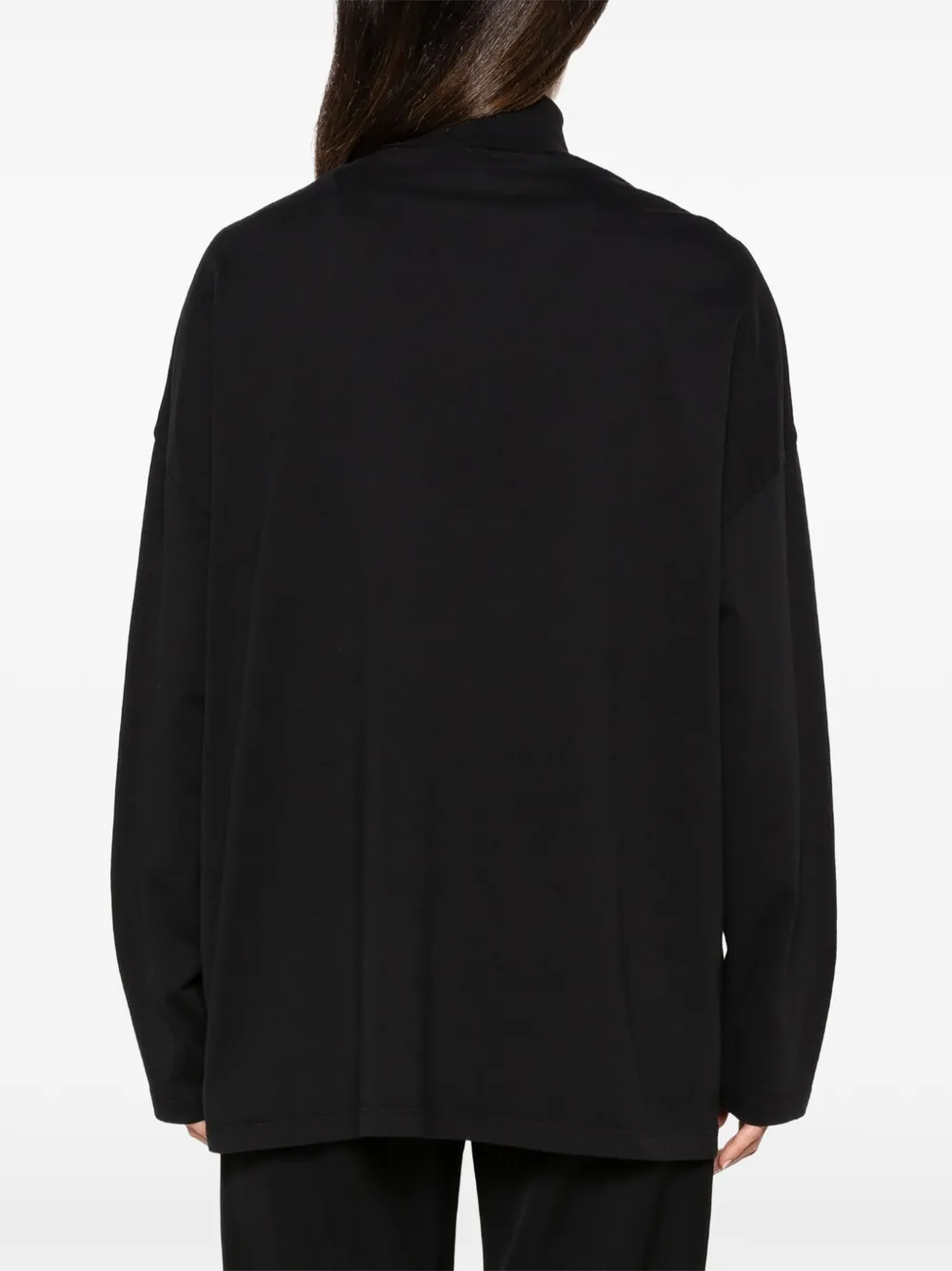 LOEWE Top met logoprint Zwart