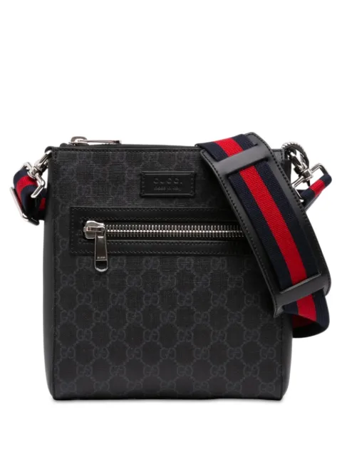 Gucci Pre-Owned 2016-2026 Small GG Supreme Web Messenger Bag crossbody bag