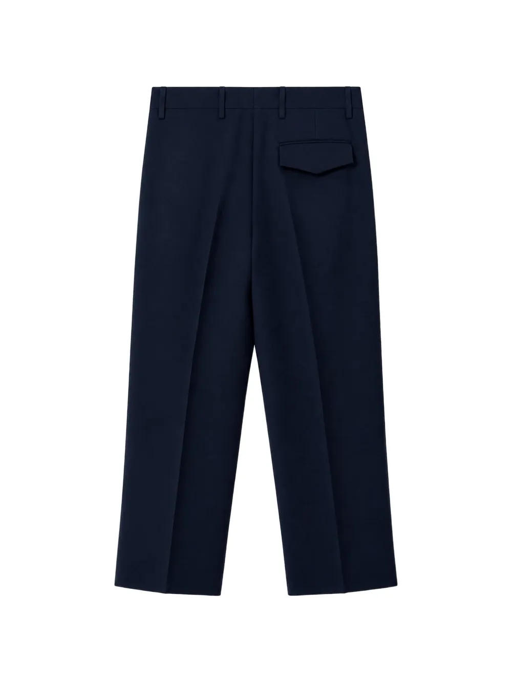 Costumein Cropped plooibroek Blauw