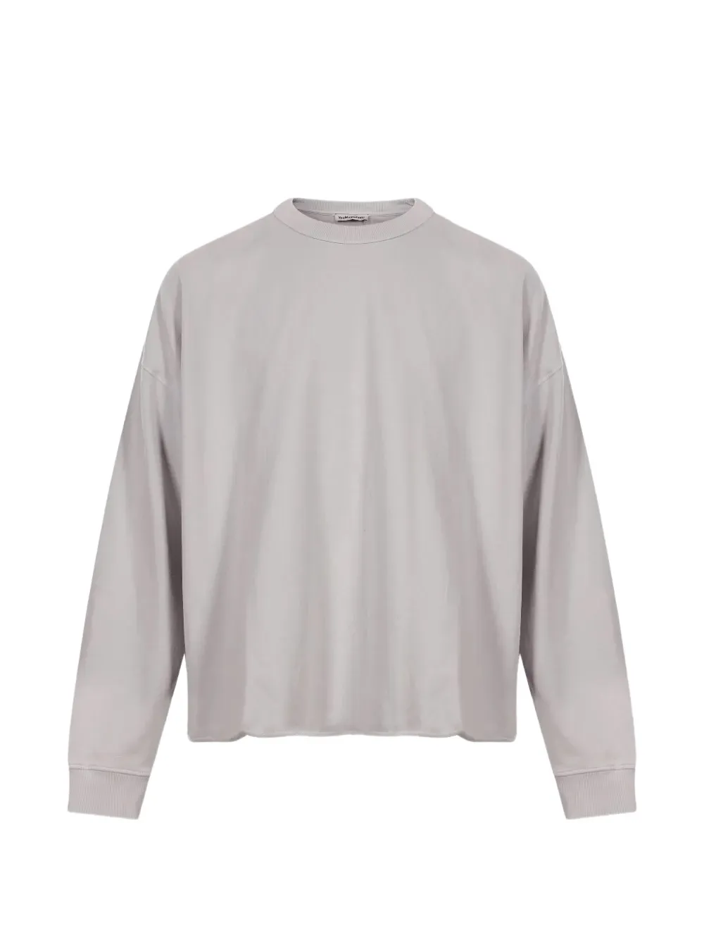 YMC Studio raw-cut sweatshirt | gris | Image 1