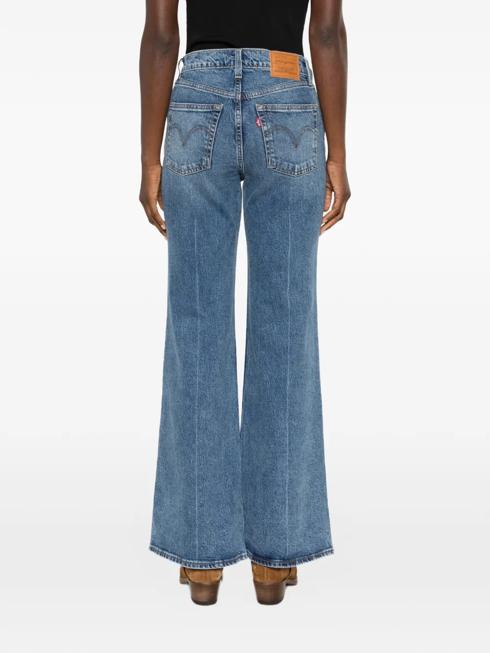 Levi's Flared jeans met vijf zakken Blauw