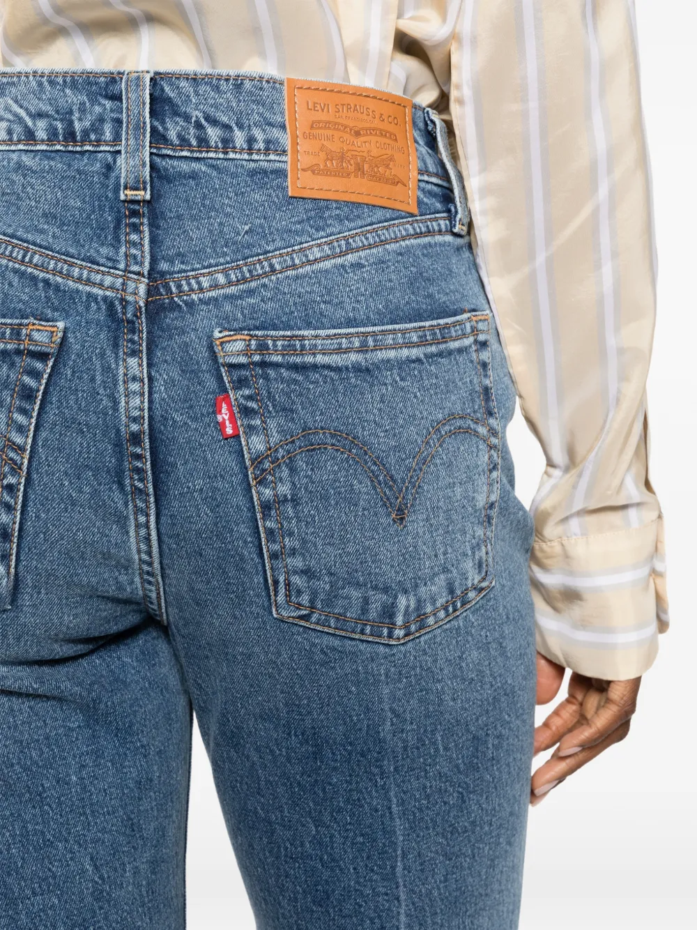 Levi's Flared jeans met vijf zakken Blauw