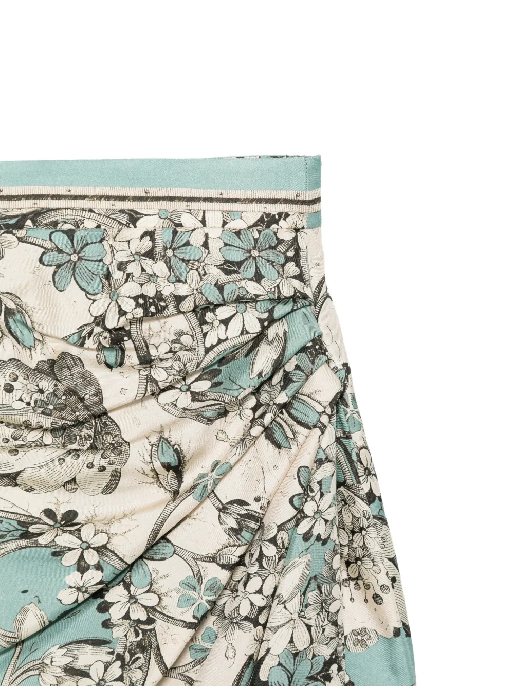 Antonio Marras Midi-rok met bloemenprint Beige
