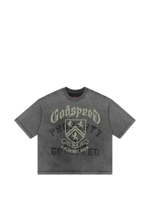 GODSPEED Collegiate logo-print T-shirt