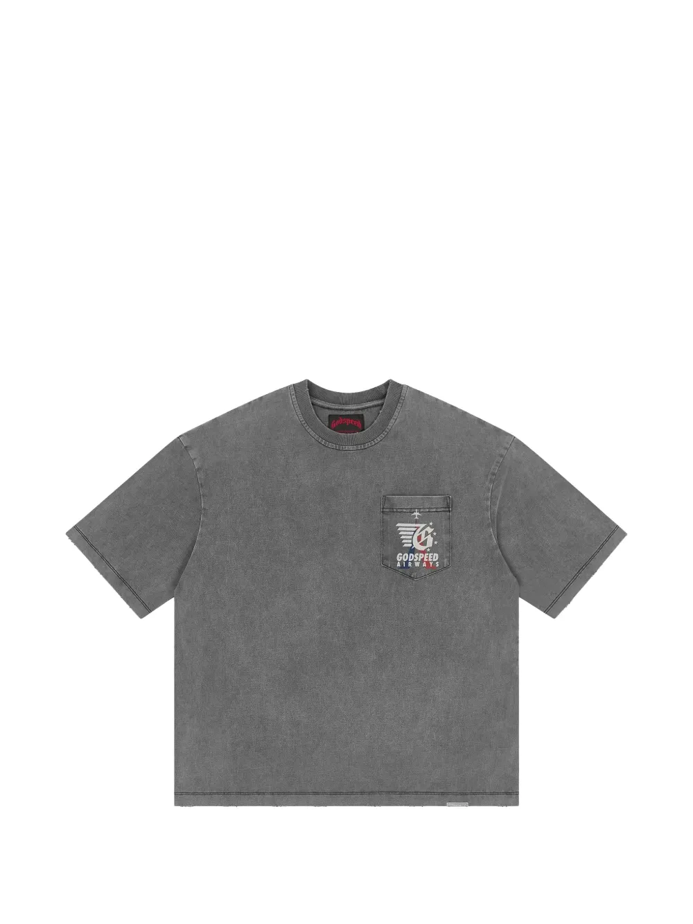 GODSPEED GS Air Paris logo-print pocket T-shirt