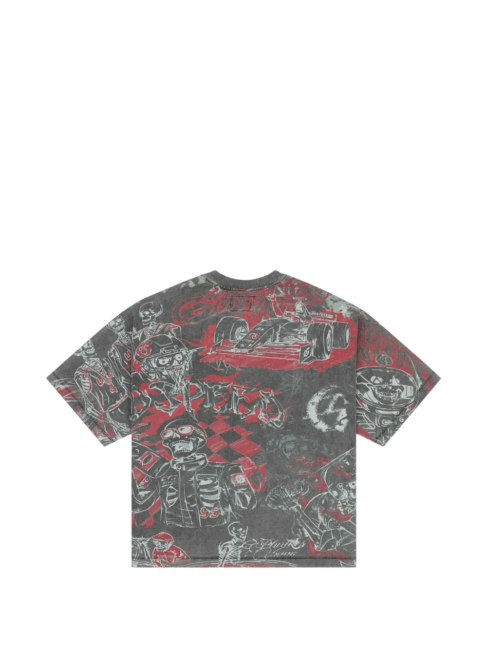 GODSPEED T-shirt met grafische print Grijs