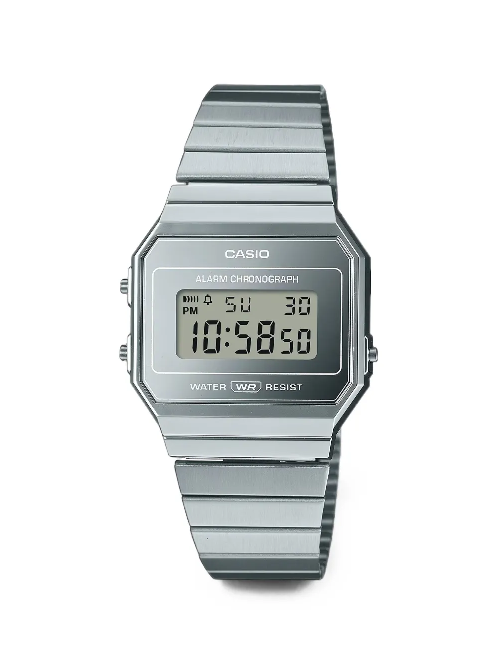 Casio Digital 37mm Watch In Grey