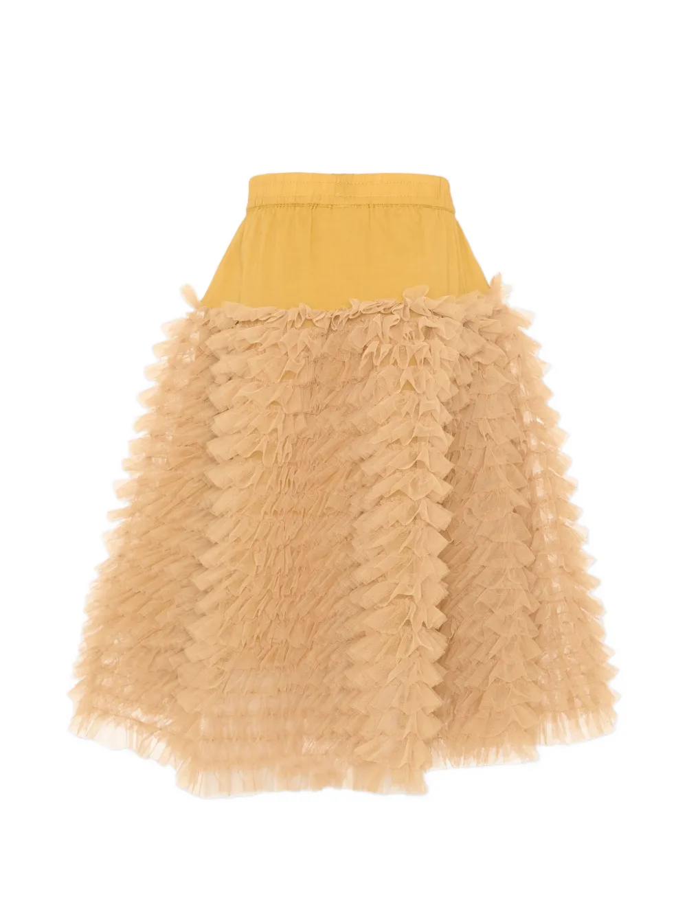 Molo Bliss ruffled skirt Geel