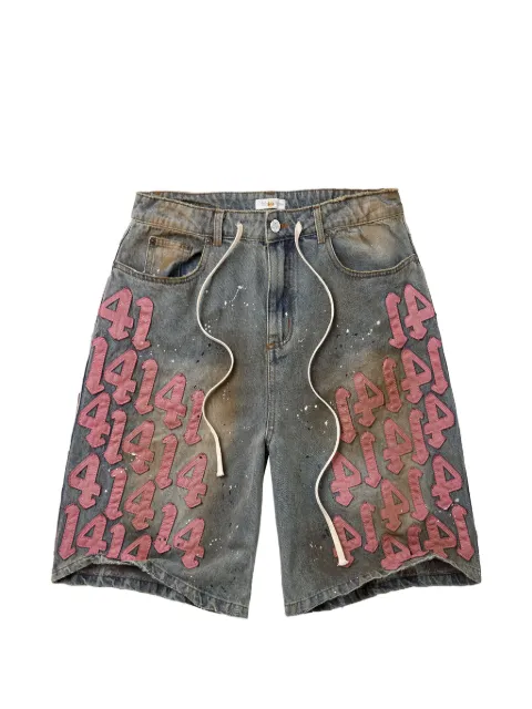 Vale Lucky Charms denim shorts
