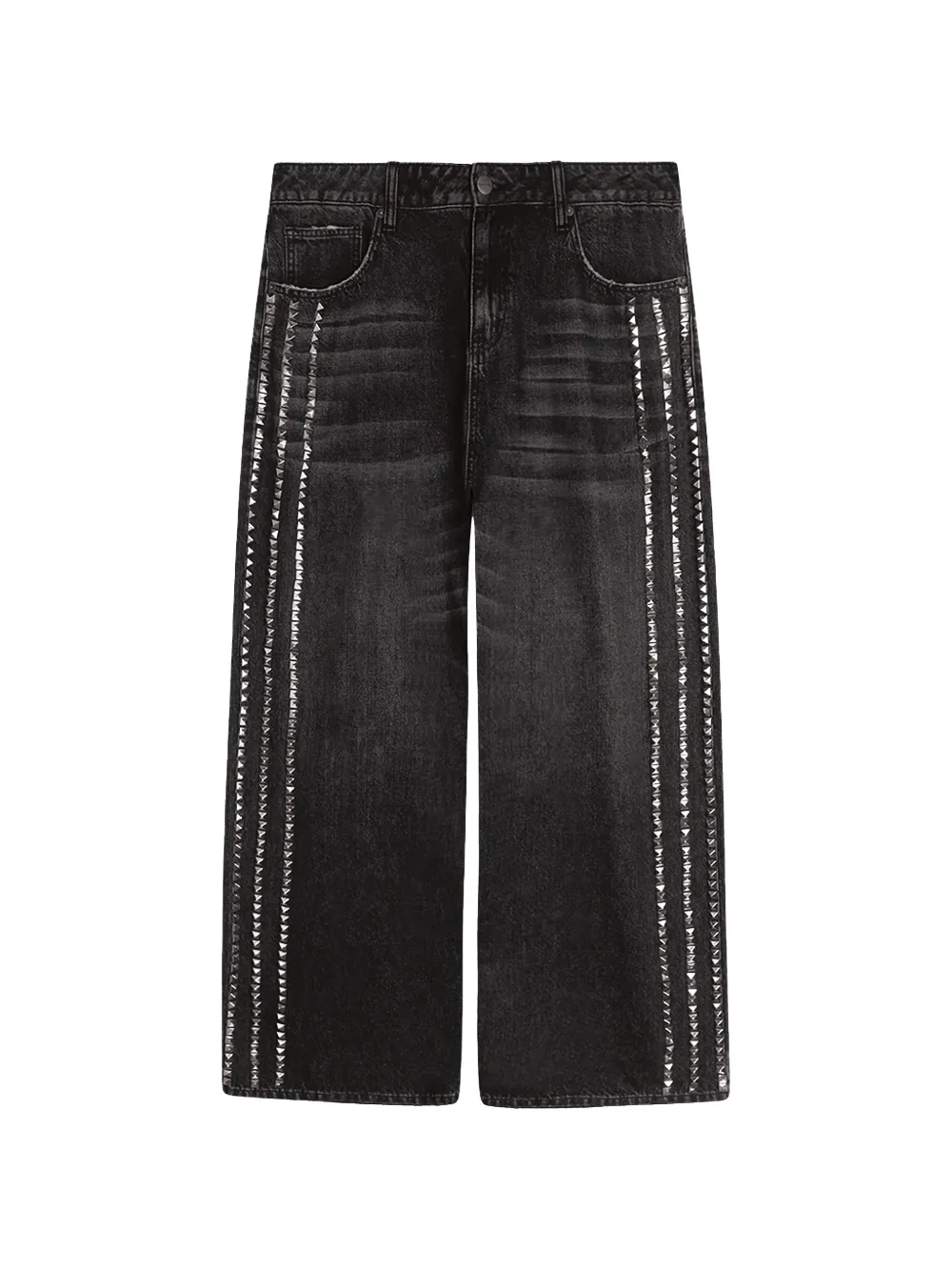 Vague Studios Trackstar stud-embellished jeans