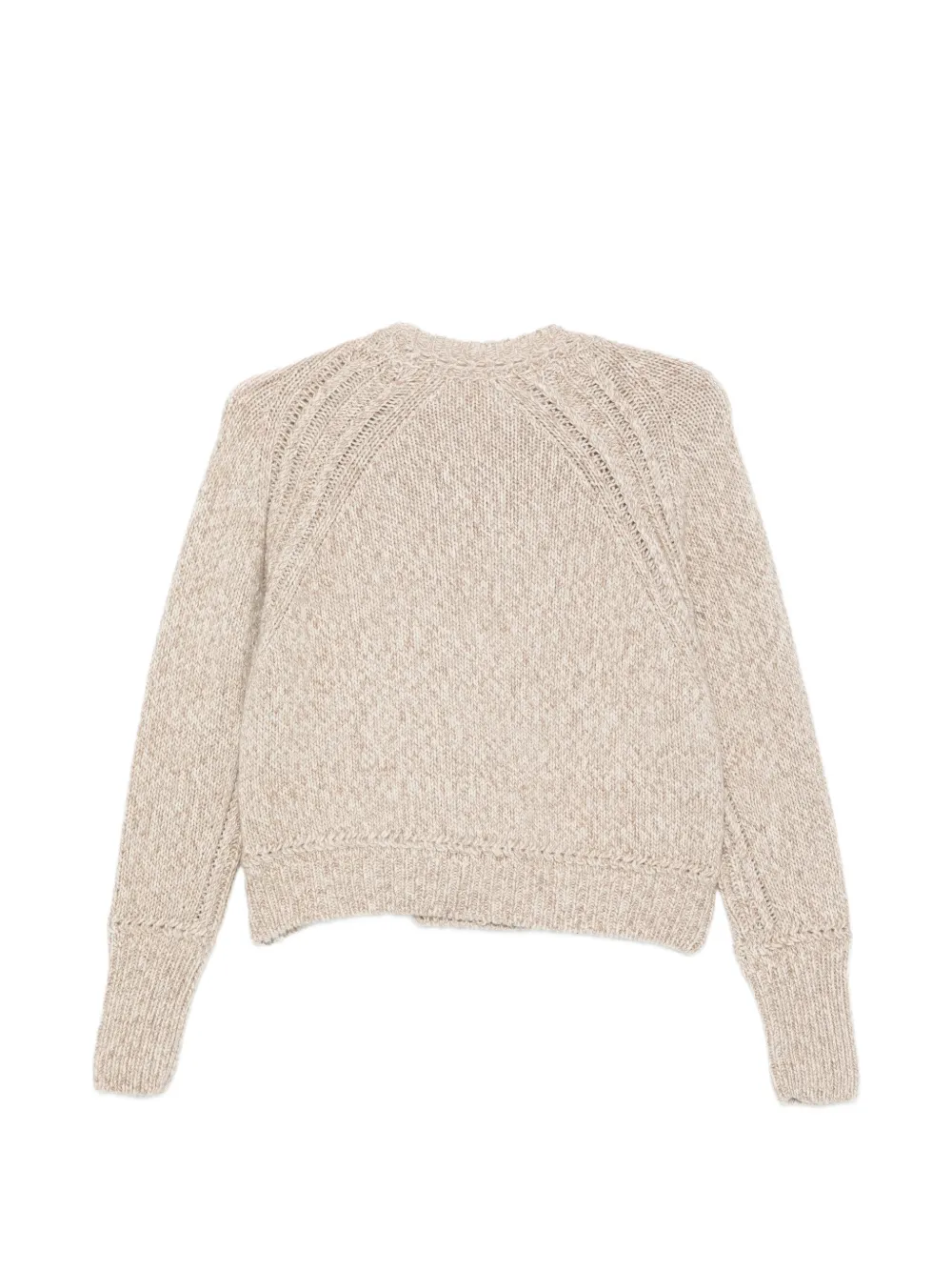 Antonio Marras Trui verfraaid met pailletten en bloemen-applicatie Beige