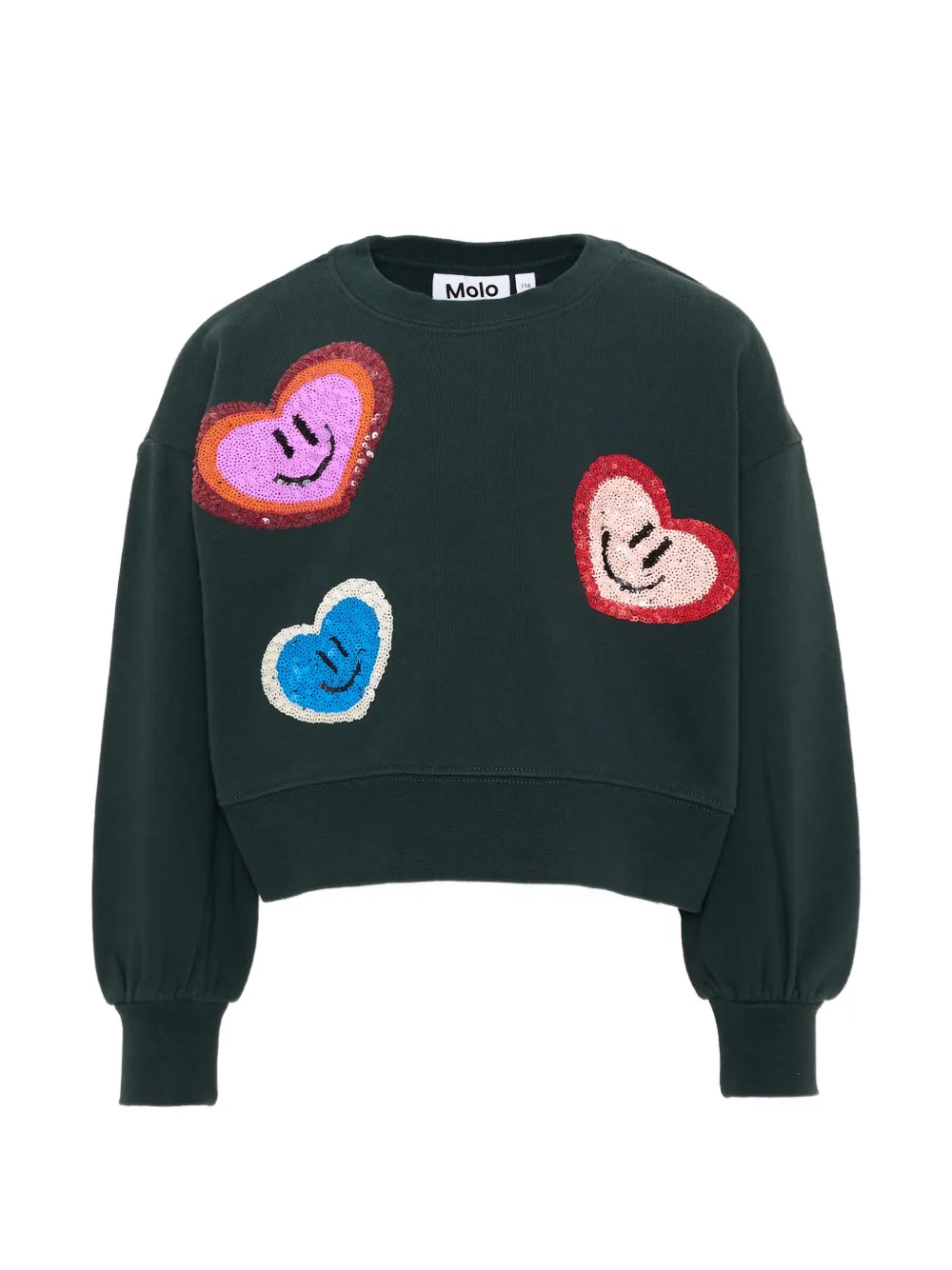 Molo sequin-embellished sweatshirt - Verde