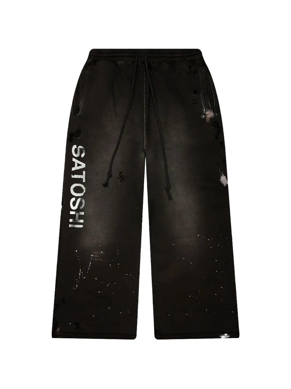 SATOSHI NAKAMOTO Luke logo-print track pants - Nero