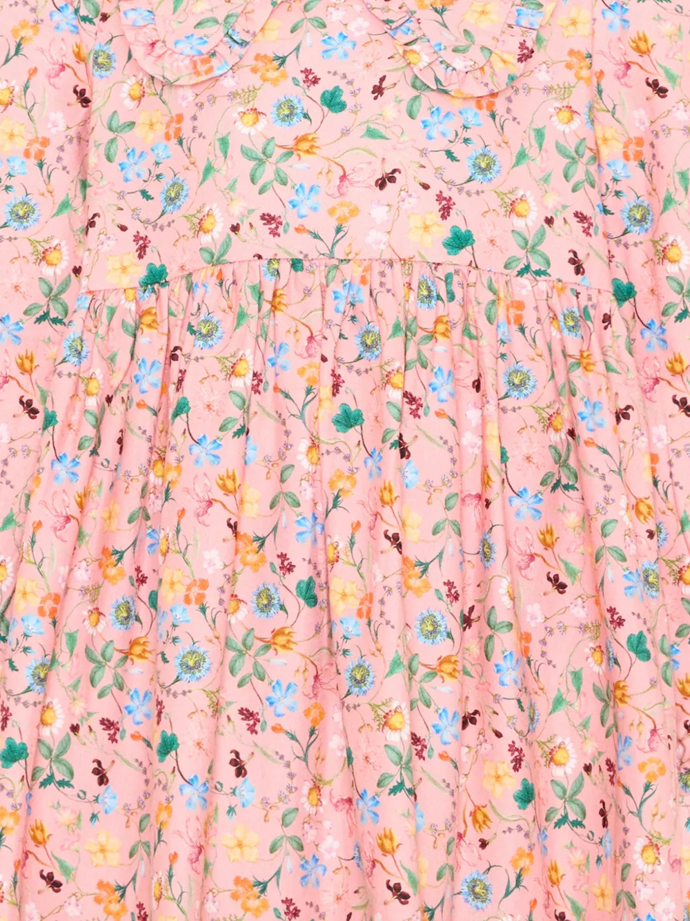 Molo Clementina jurk met Peter Pan-kraag en bloemenprint Roze