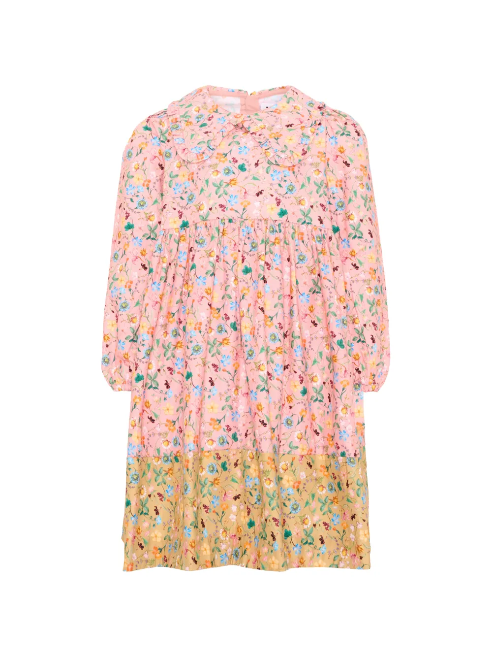 Molo Clementina floral-print Peter Pan-collar dress - Rosa