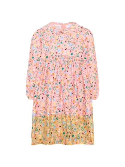 Molo Clementina floral-print Peter Pan-collar dress