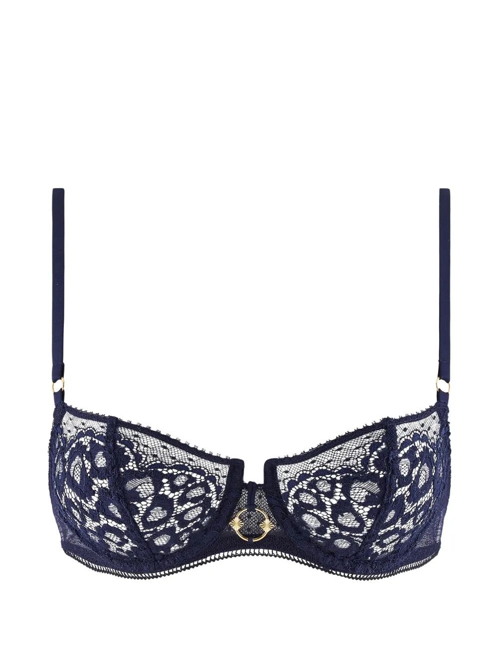 Aubade Illusion Fauve BH mit Spitzeneinsatz - Blau