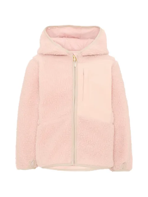 Molo Uberto fleece-texture hooded jacket