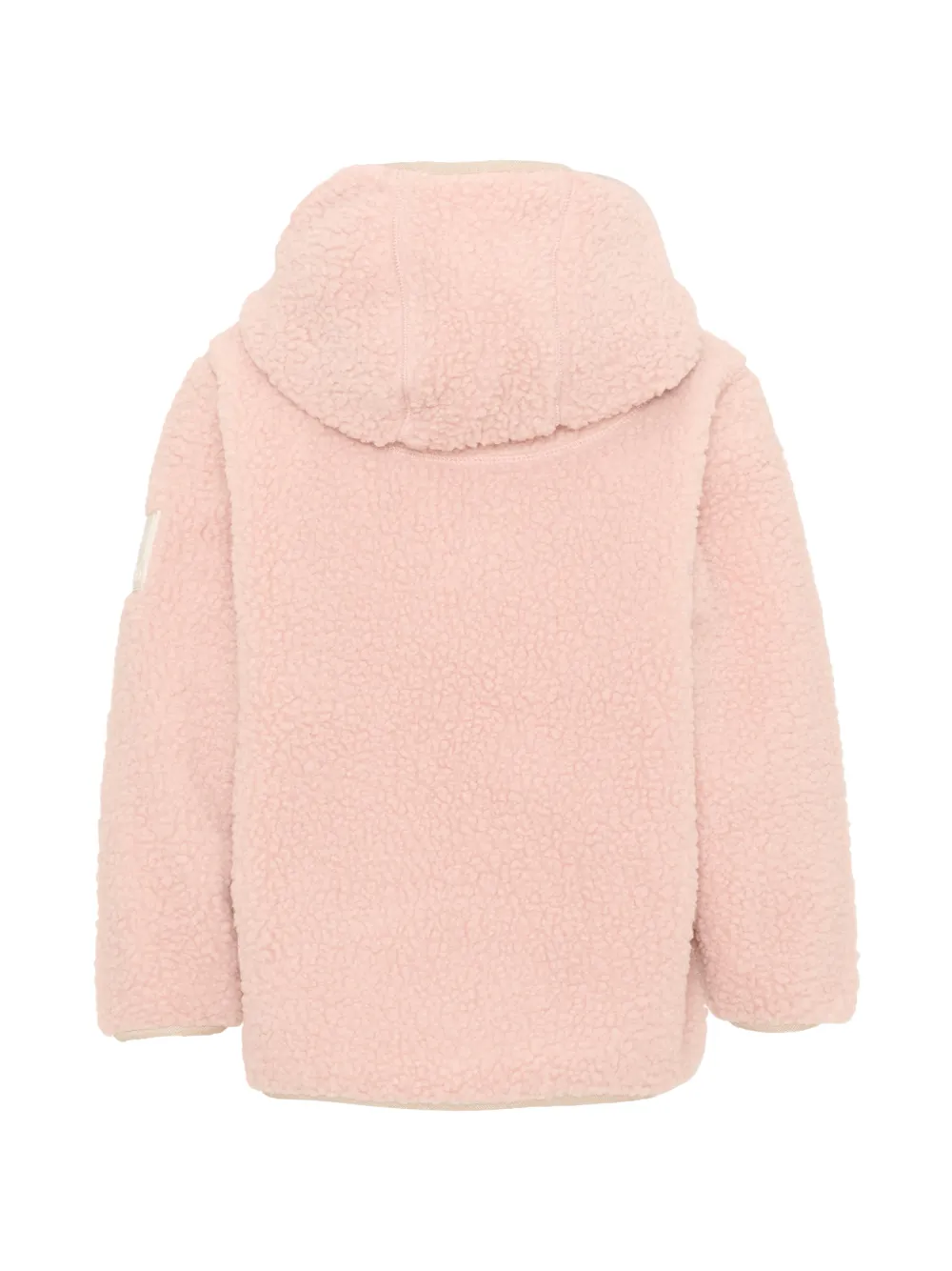 Molo Uberto jack met fleece textuur en capuchon Roze