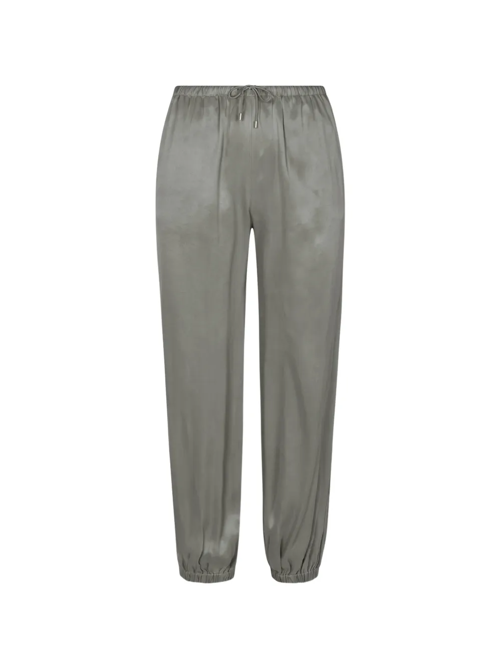 HEVRON Halina drawstring-waist elasticated-cuff trousers - Verde