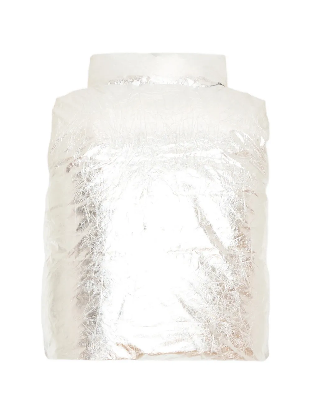 Molo Hester gewatteerde metallic bodywarmer Zilver