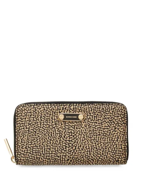 Borbonese OP-print zip-around wallet