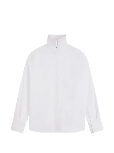 Givenchy bib-front oversized blouse