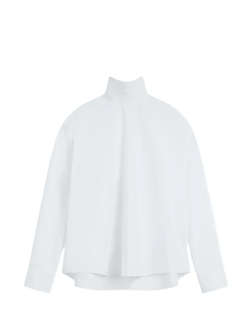 Givenchy bib-front oversized blouse Wit