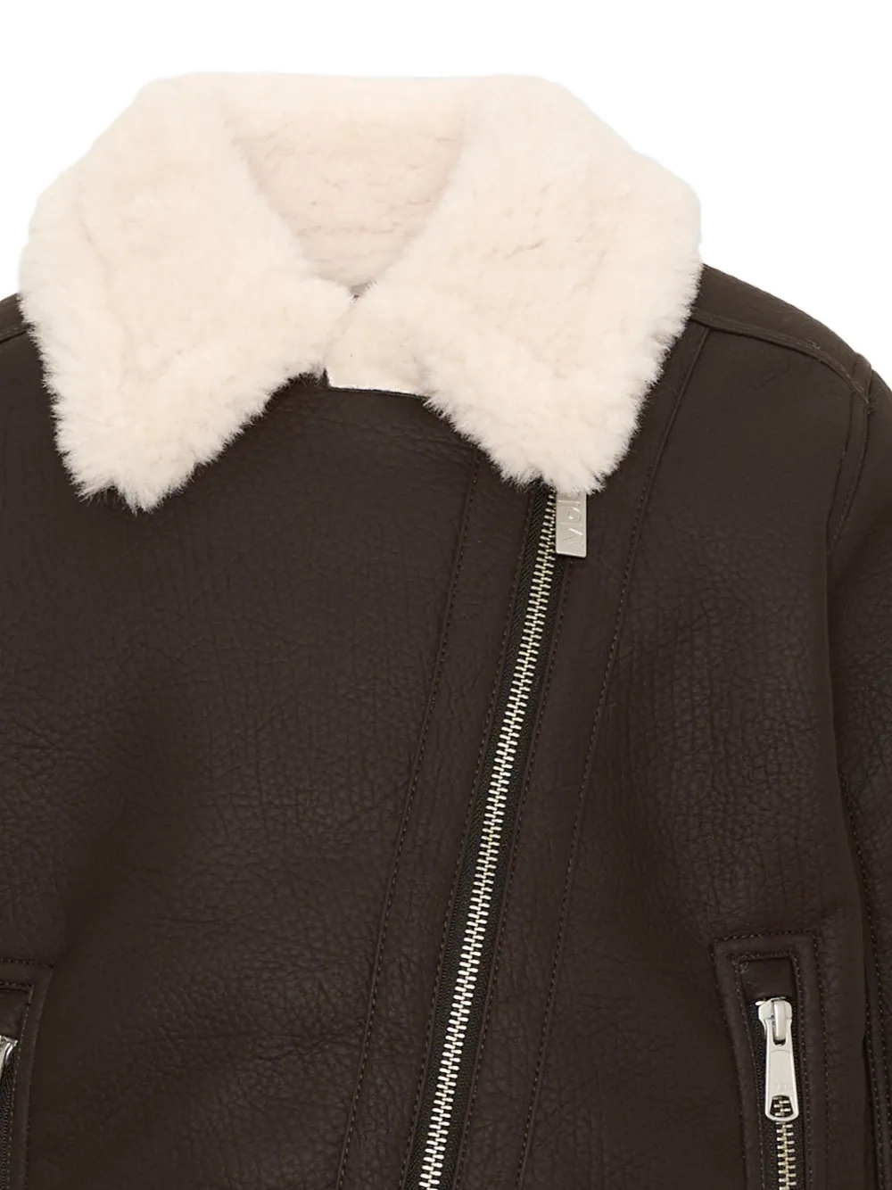 Molo Jack met afwerking van imitatiebont Bruin