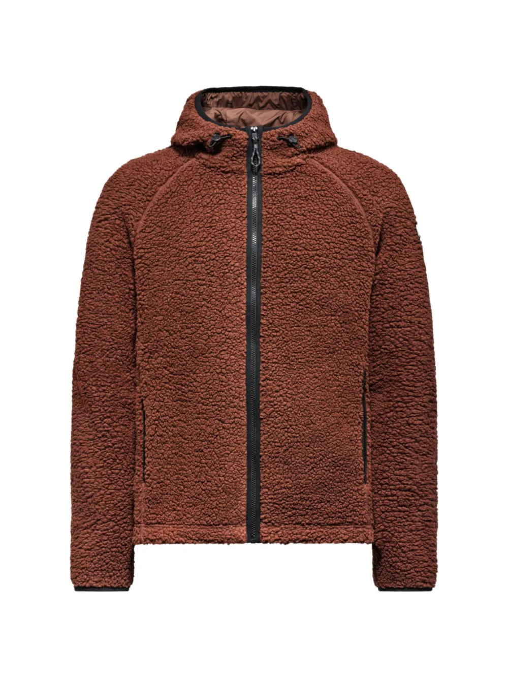 Cape Horn Fleece Zip-up Hoodie In Brown