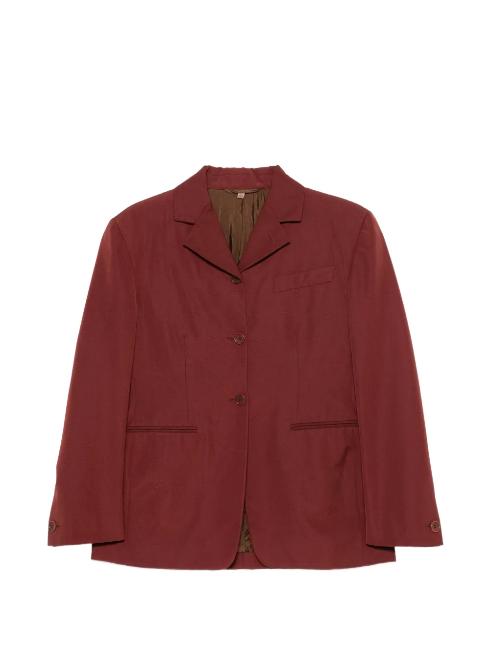 Romeo Gigli Pre-Owned veste à revers crantés (années 1990) - Rouge Romeo Gigli Pre-Owned veste à revers crantés (années 1990) - Rouge