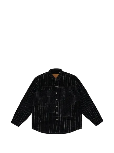 Denim Tears x Levi's overdyed patchwork shirt jacket