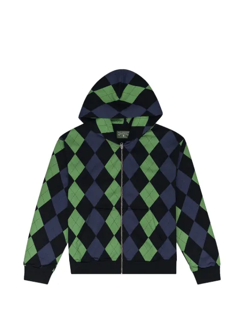 Denim Tears argyle-intarsia hoodie