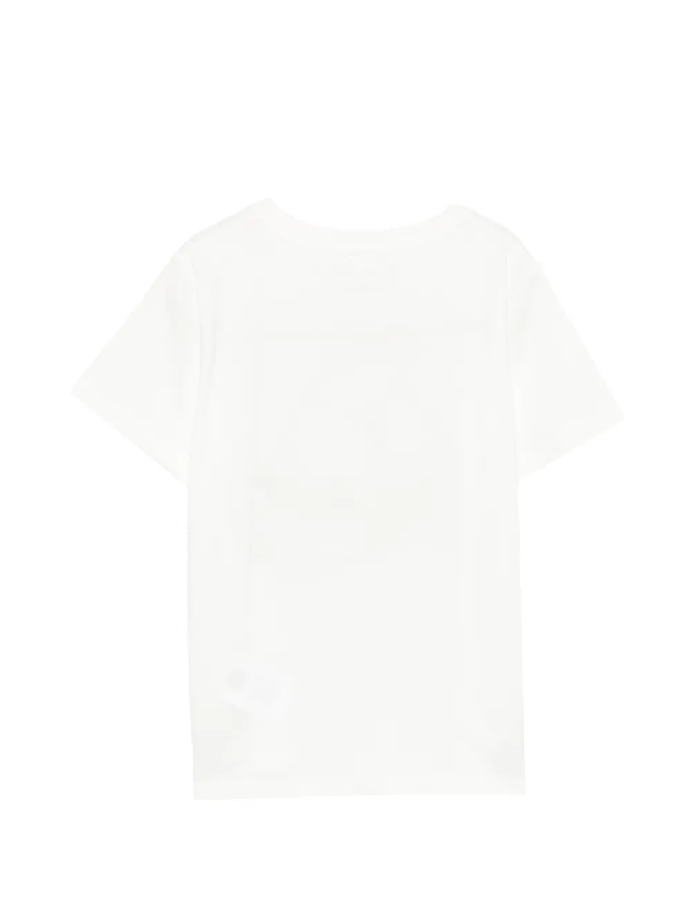Stella McCartney Kids T-shirt met paardenprint Wit