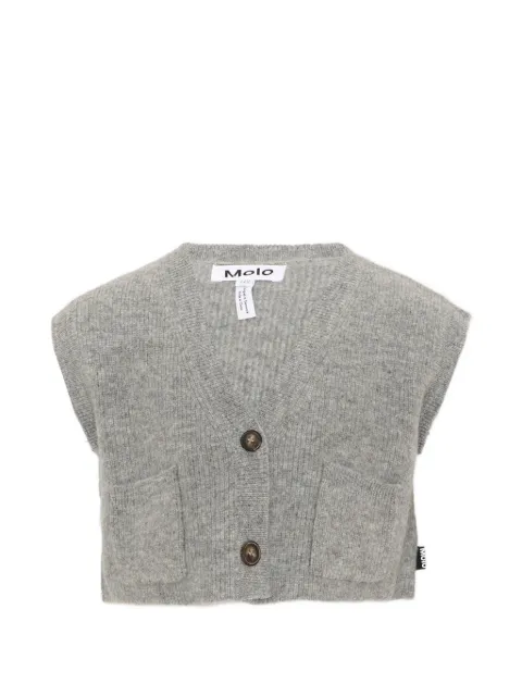 Molo Gianni button-up knitted vest
