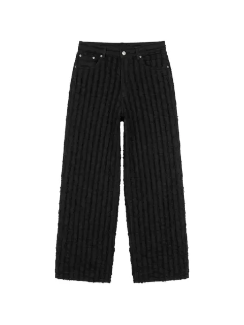 Haikure Bethany frayed-stripe jeans
