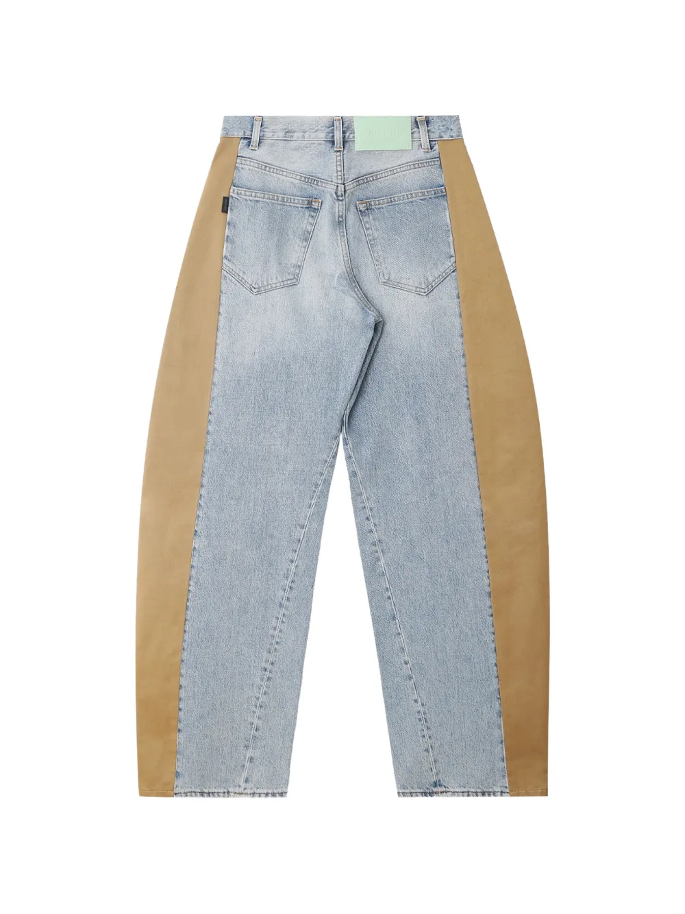 Haikure Clyde Marfa panelled jeans Blauw