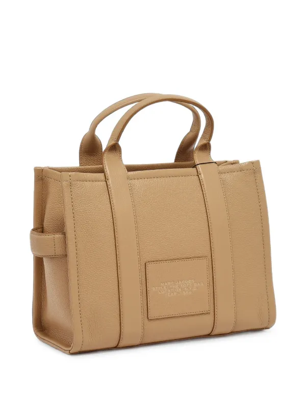 Marc Jacobs The Leather Medium Tote Bag | Neutrals | FARFETCH