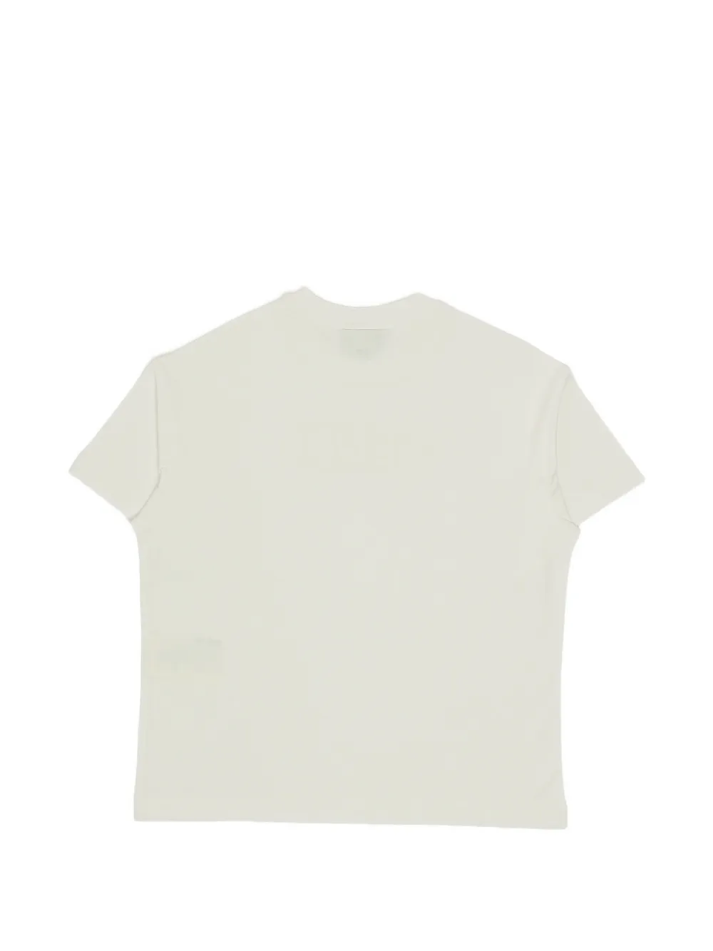 Fendi Kids T-shirt met logo-reliëf Beige