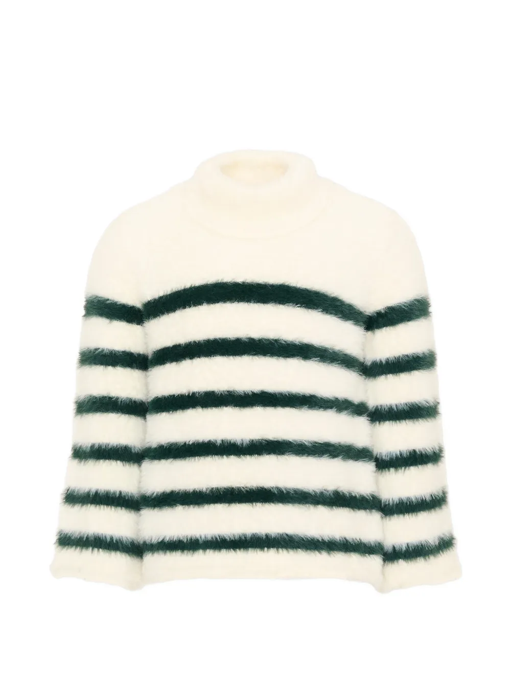 Molo Govina striped roll-neck sweater Wit