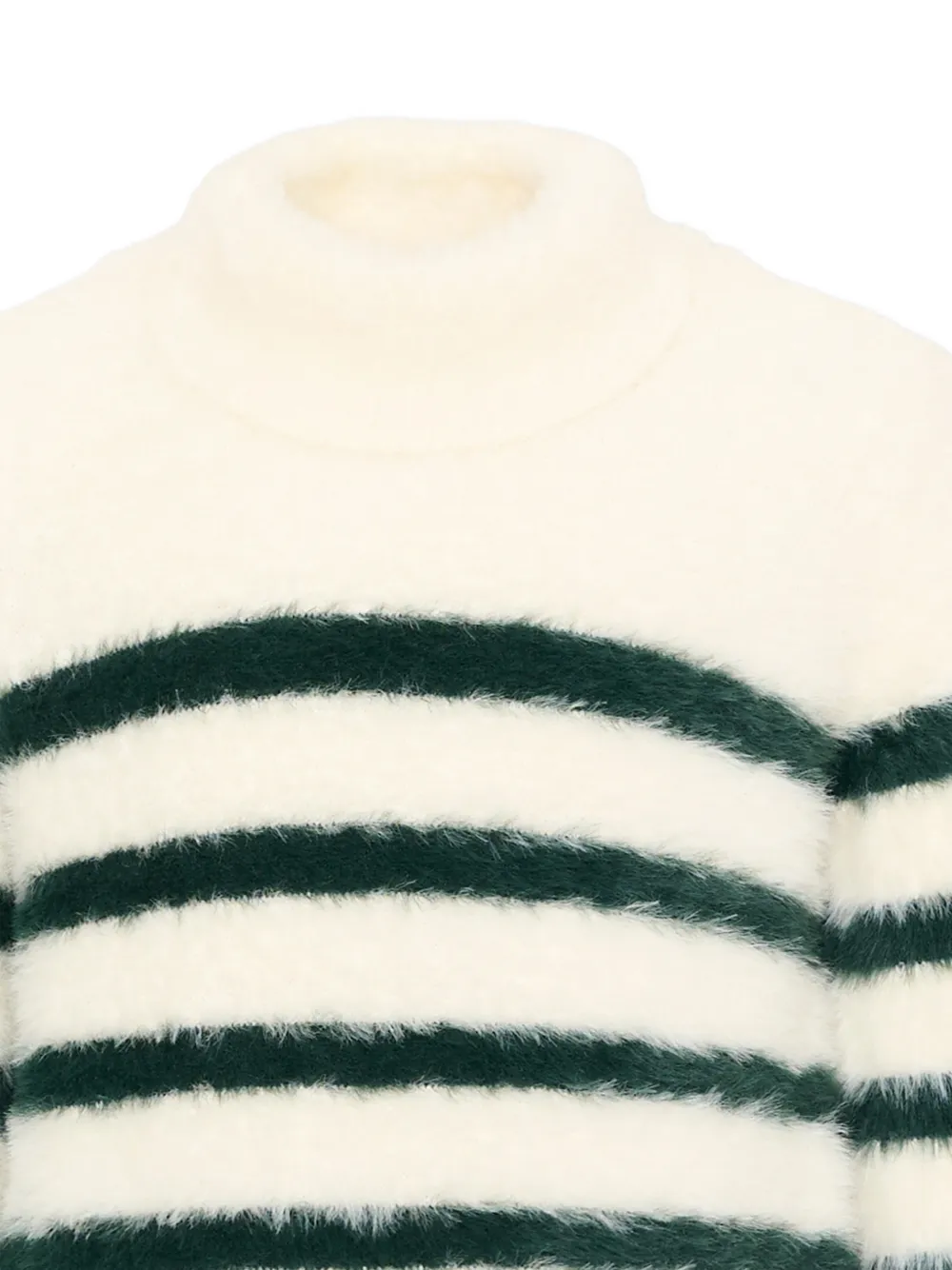 Molo Govina striped roll-neck sweater Wit
