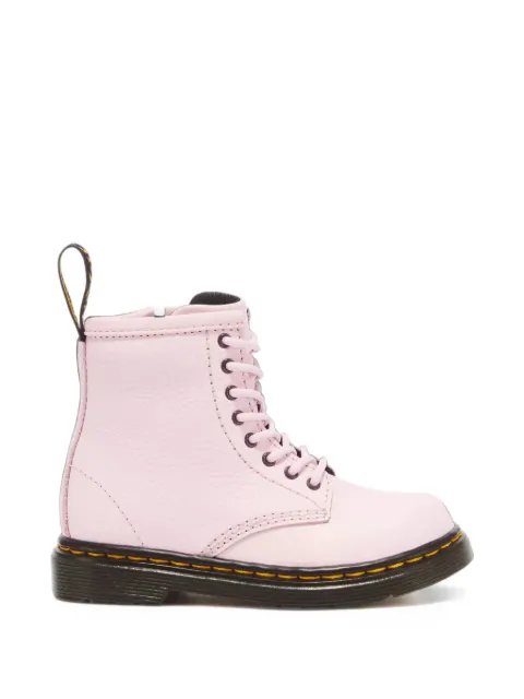 Dr. Martens Kids botas militares Virginia de cuero