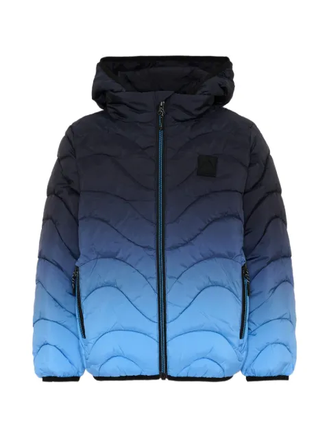 Molo Hao gradient wave-quilted jacket