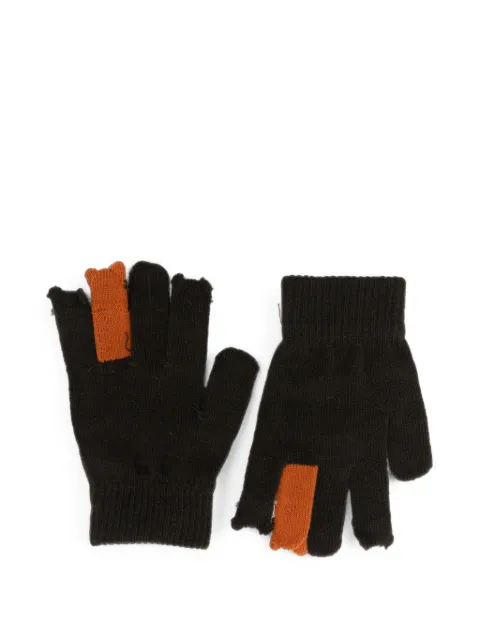 Molo Kaapo animal-intarsia knitted gloves