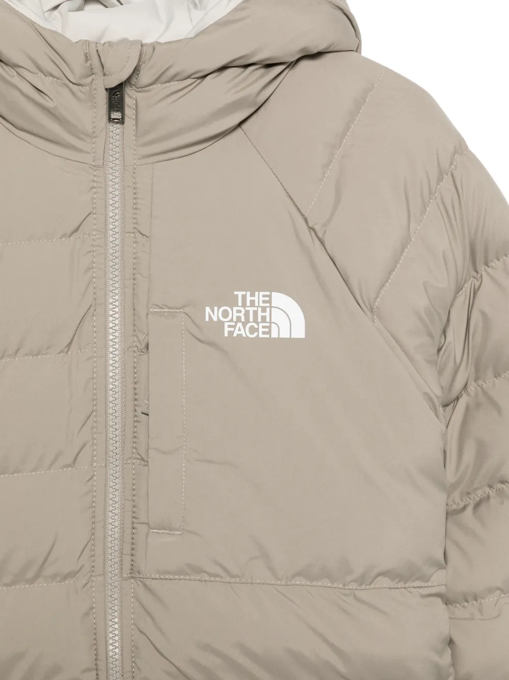 The North Face Kids Perrito gewatteerd jack met capuchon Grijs